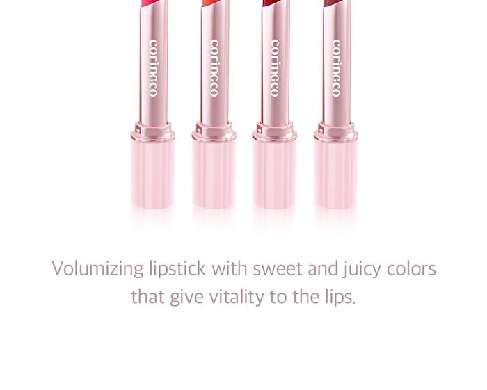 Coringco Pink Churros Plumping Glossy Lip - 8 Colors - #01 Strawberry