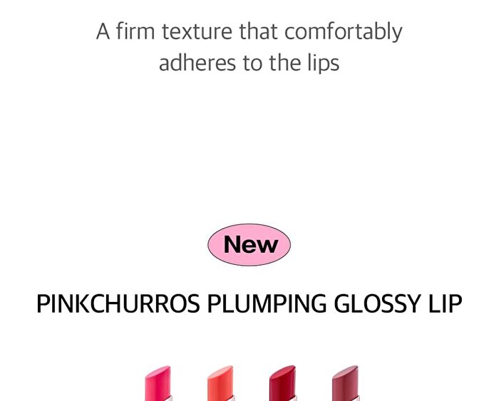 Coringco Pink Churros Plumping Glossy Lip - 8 Colors - #03 Cherry