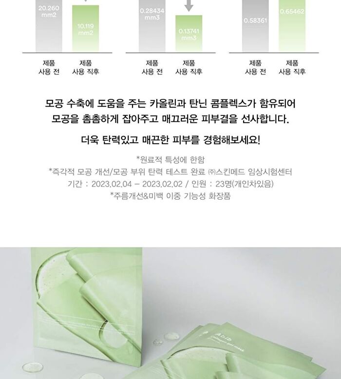 Collagen Gel Mask Set (4 sheets) - 3 Types - Heartleaf Jelly