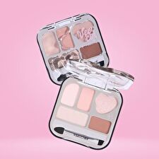 Veecci Shiny Vibrant Aegyo-Sal & Eyeshadow Palette - 2 Types - M02# Pink - 4g