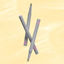 Veecci Delicate Two-Pronged Liquid Eyeliner - 3 Colors - Y02# Gray Brown - 0.55ml