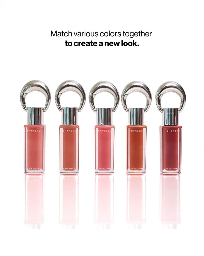 Entropy Charm Tint Glossy Gel - 5 Colors - 2025 Version - #4053C Water Rose Charm