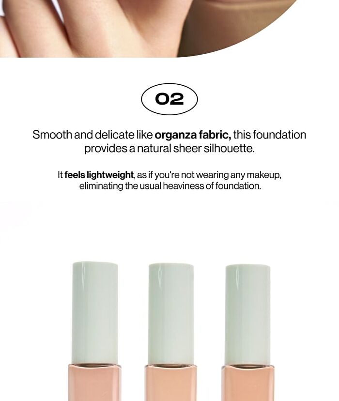 Entropy Organza Fit Spatula Foundation - 3 Colors - #22.8
