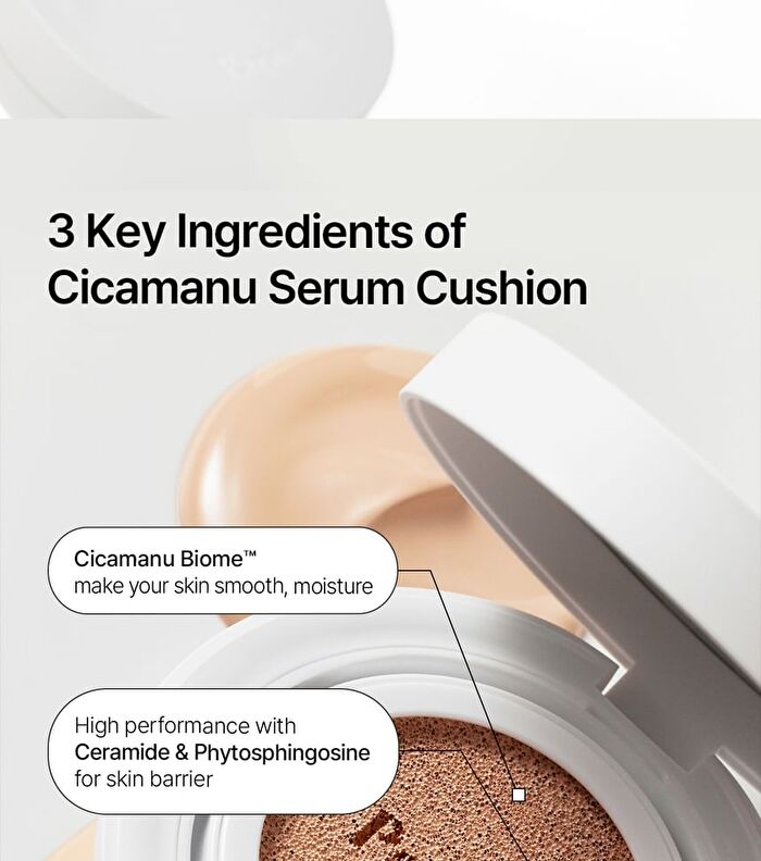 Cicamanu Serum Cushion - 30 Colors - #21C Cool Rosy