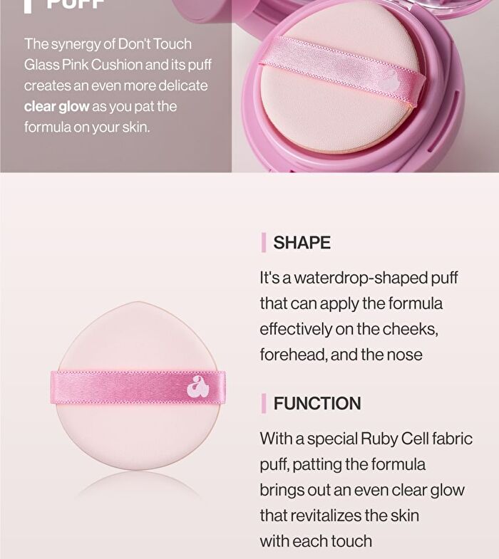 Don\'t Touch Glass Pink Cushion Re-Feel Refill Only - 18 Colors - #18C Cherish