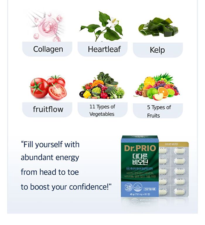 Sery Box Dr.PRIO More Different Biotin - 600mg x 60 tablets