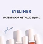 Waterproof Metallic Liquid Eyeliner - 12 Colors - 11# Gold  - 3g