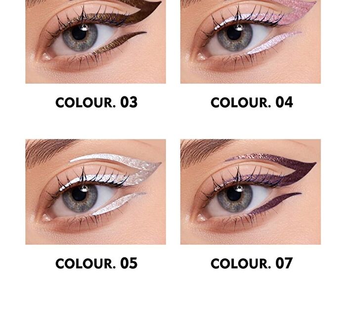 Waterproof Metallic Liquid Eyeliner - 12 Colors - 11# Gold  - 3g