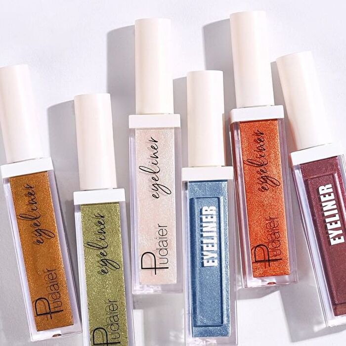 Waterproof Metallic Liquid Eyeliner - 12 Colors - 11# Gold  - 3g