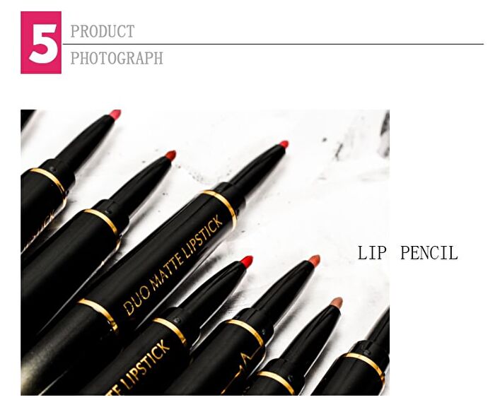 Duo Lipliner & Matte Lipstick - 16 Colors - #05 - 3.5g