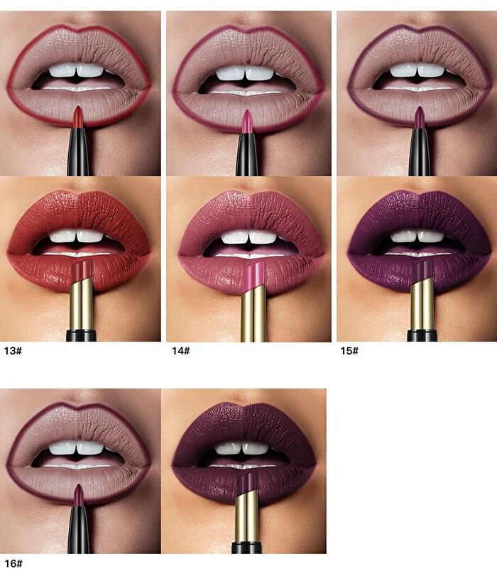 Duo Lipliner & Matte Lipstick - 16 Colors - #05 - 3.5g