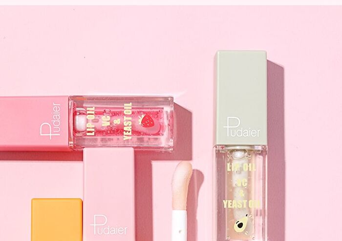 Clear Moisturizing Fruit Lip Oil - 4 Types - 01# Strawberry - 4.5g