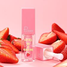 Clear Moisturizing Fruit Lip Oil - 4 Types - 01# Strawberry - 4.5g
