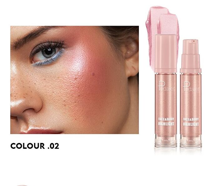 Dazzling Face and Body Liquid Highlight - 8 Colors - #07 - 9.6ml