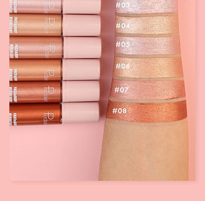 Dazzling Face and Body Liquid Highlight - 8 Colors - #07 - 9.6ml