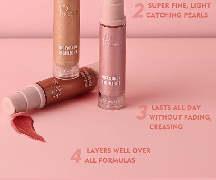 Dazzling Face and Body Liquid Highlight - 8 Colors - #07 - 9.6ml