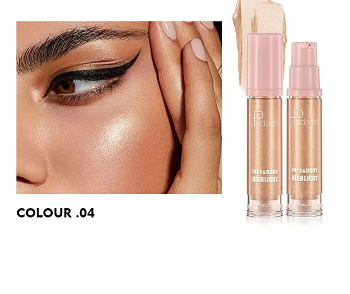 Dazzling Face and Body Liquid Highlight - 8 Colors - #07 - 9.6ml