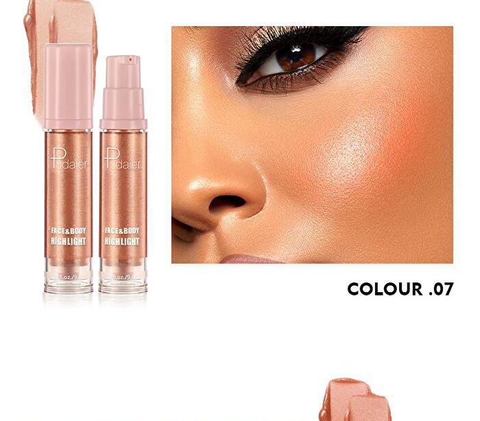 Dazzling Face and Body Liquid Highlight - 8 Colors - #07 - 9.6ml
