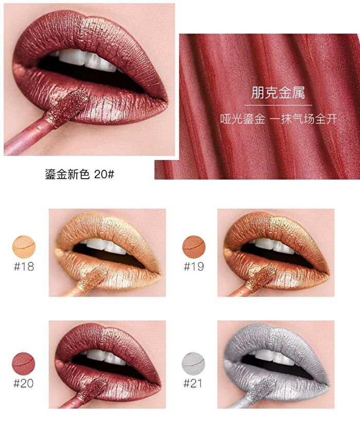 Stylish Attractive Matte Liquid Lipstick - 21 Colors - #08 - 7.5ml