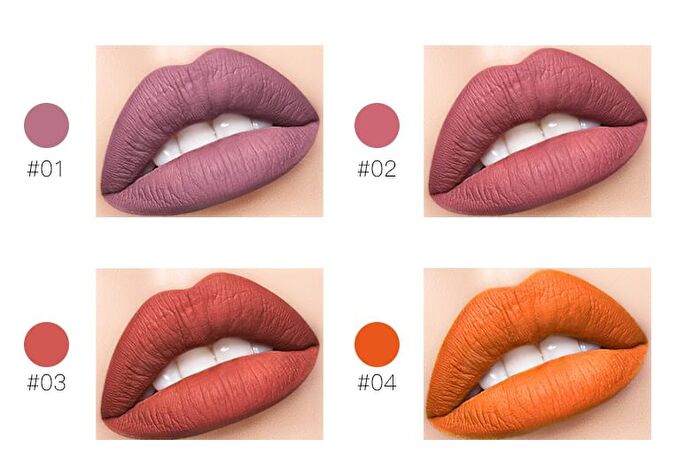 Stylish Attractive Matte Liquid Lipstick - 21 Colors - #08 - 7.5ml