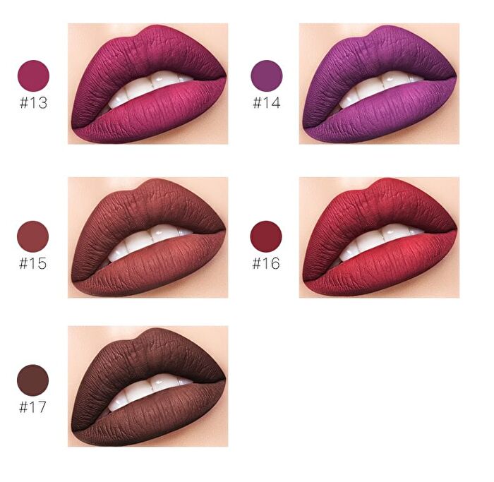 Stylish Attractive Matte Liquid Lipstick - 21 Colors - #08 - 7.5ml