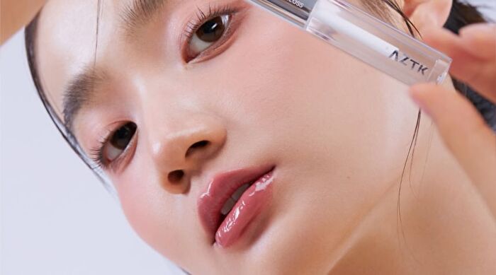 Aztk Candy Floss Dual-Ended Touch Lip Gloss - 10 Colors - (CD05) 05# Red Heart Papaya (1.7g & 1.7ml)