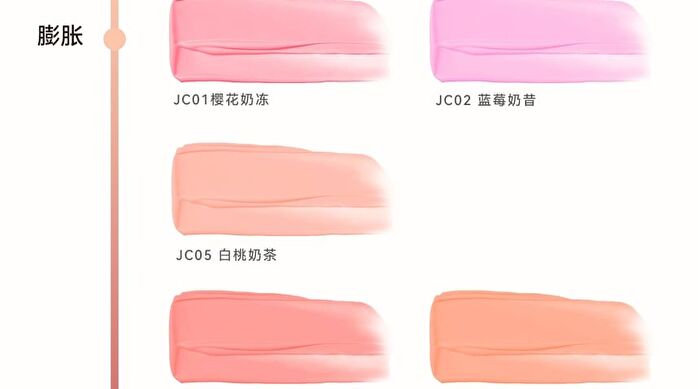 Aztk Jello Color Liquid Blush - 7 Colors - JC03# Raspberry Milk Candy - 5ml