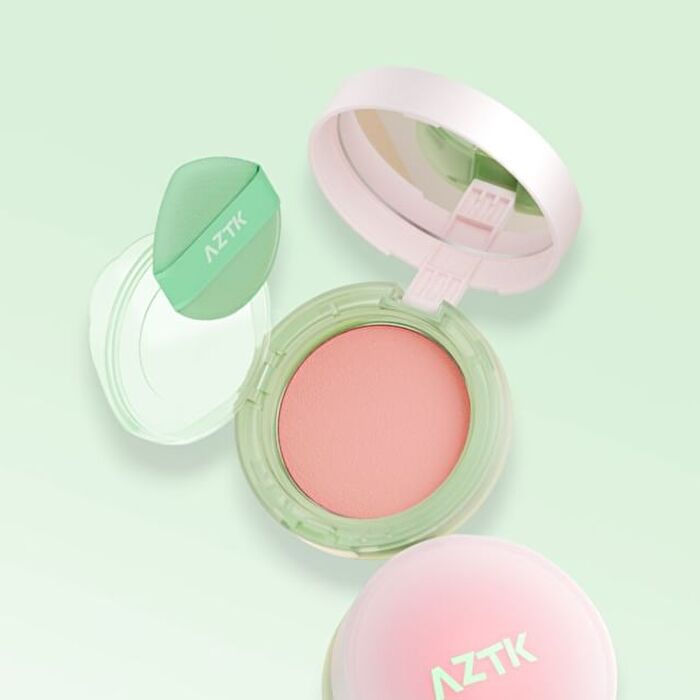 Aztk Soft Pointing Cream Blush - 8 Colors - C08# Caramel Peach - 4g