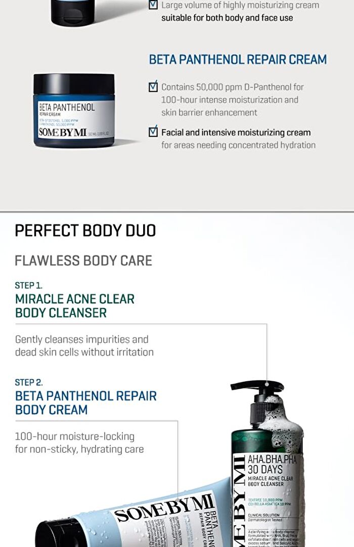 Beta Panthenol Repair Body Cream - 200ml