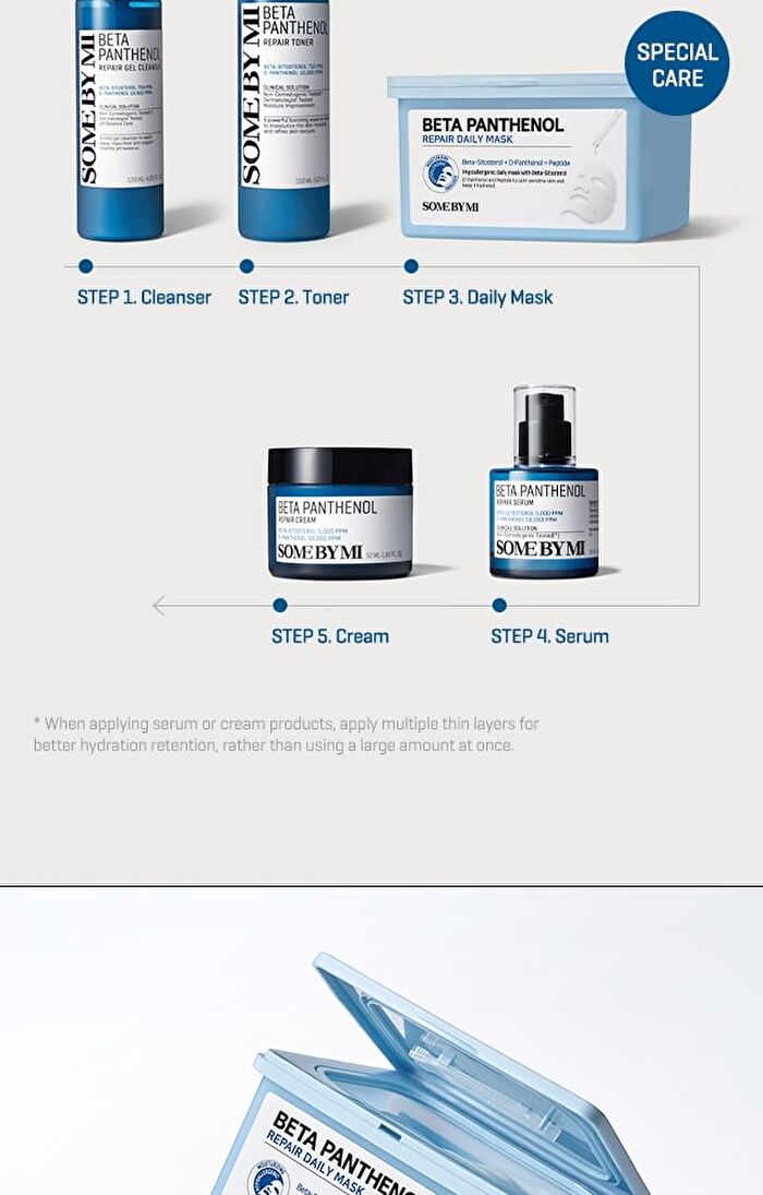 Beta Panthenol Repair Daily Mask - 30 sheets