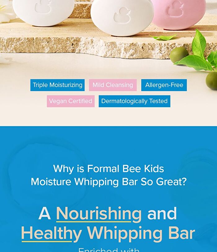 Kids Moisture Whipping Bar Set - 2 Types - Pink