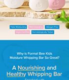 Kids Moisture Whipping Bar Set - 2 Types - White