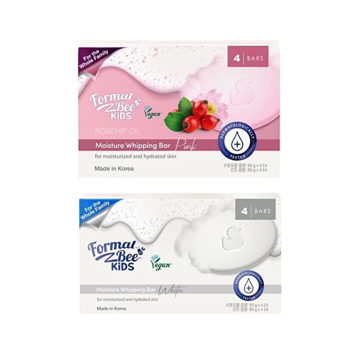 Kids Moisture Whipping Bar Set - 2 Types - White