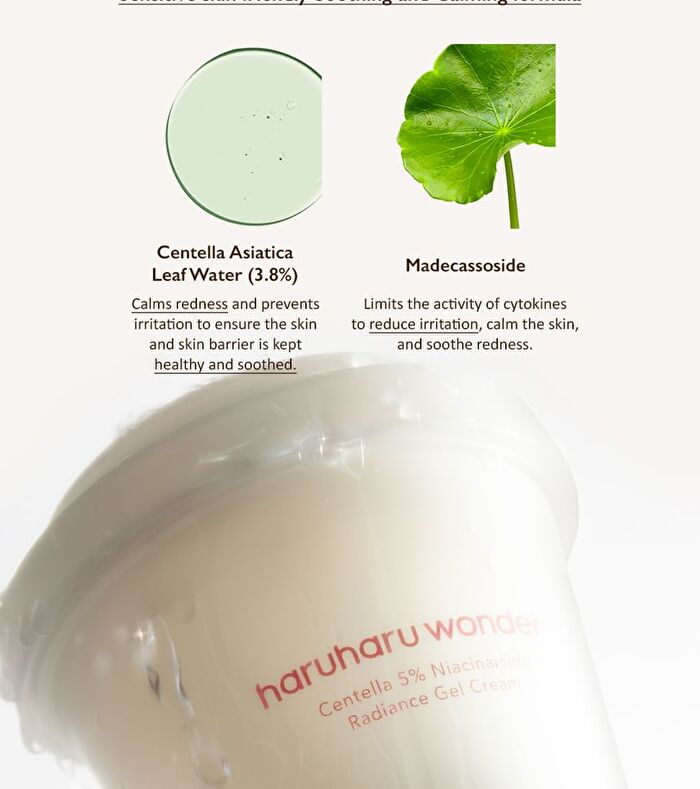 haruharu wonder Centella 5% Niacinamide Radiance Gel Cream - 90g