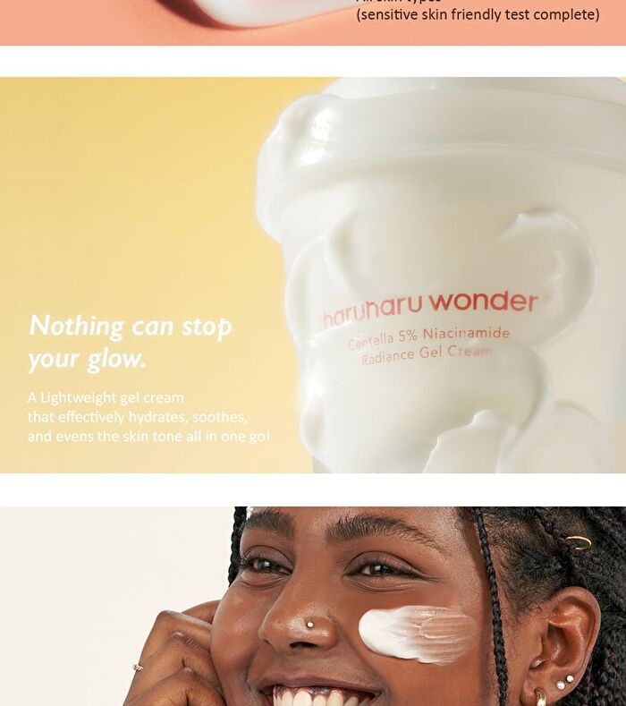haruharu wonder Centella 5% Niacinamide Radiance Gel Cream - 90g