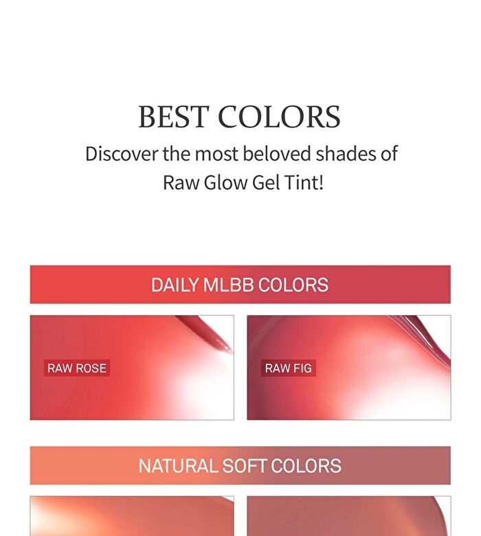 Raw Glow Gel Tint - 15 Colors - #12 Raw Fig