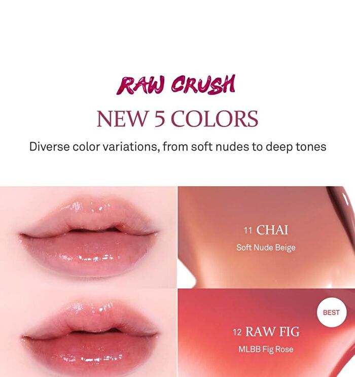 Raw Glow Gel Tint - 15 Colors - #12 Raw Fig