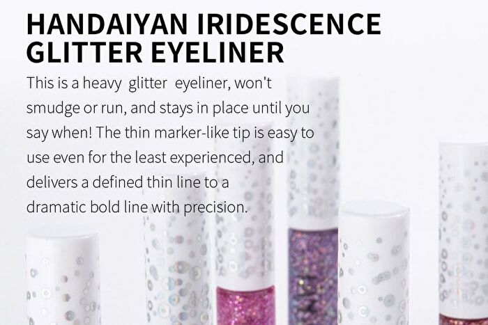 Iridescence Glitter Liquid Eyeliner - 12 Colors - 1# Translucent- 5g