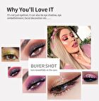 Iridescence Glitter Liquid Eyeliner - 12 Colors - 1# Translucent- 5g