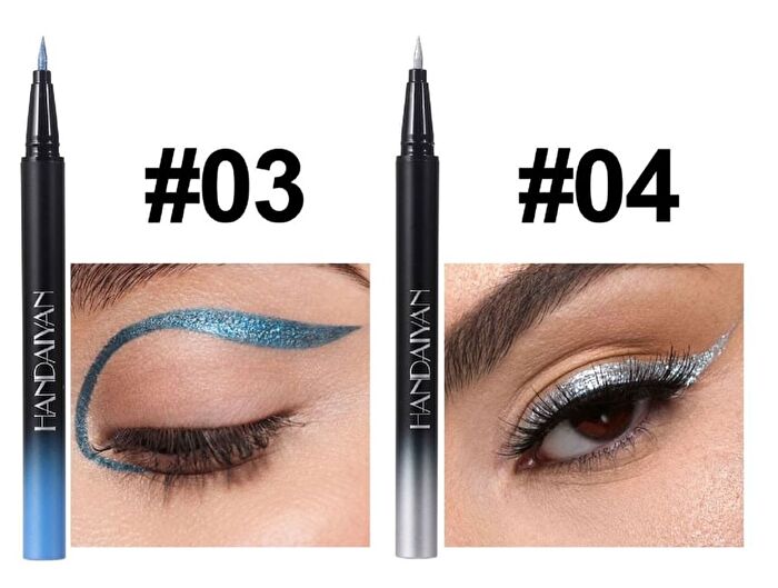 Vivid Metallic Luster Liquid Eyeliner - 10 Colors - 10# - 0.8ml
