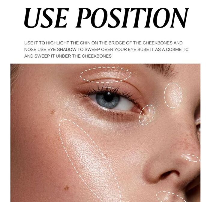 Swirled Relief Delicate Highlighter - 6 Colors - 05# - 9g