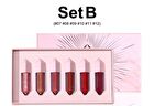 6-Color Pearlescent & Matte Diamond Liquid Lipstick Set - 2 Types - Set A (1.6g x 6pcs)