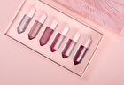 6-Color Pearlescent & Matte Diamond Liquid Lipstick Set - 2 Types - Set A (1.6g x 6pcs)