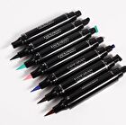 Waterproof Long Lasting Double-Ended Seal & Liquid Eyeliner - 7 Colors - 04# Pink - 3.5g