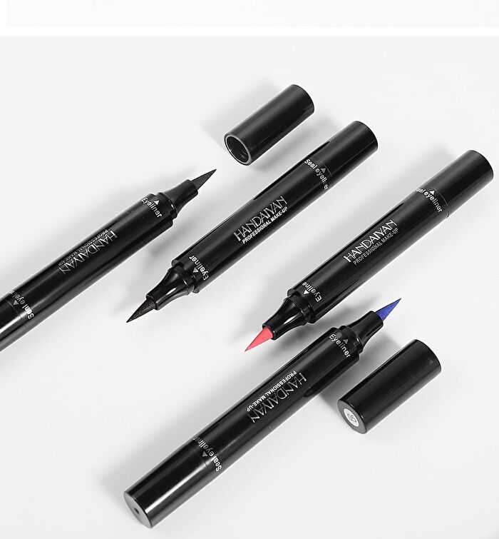 Waterproof Long Lasting Double-Ended Seal & Liquid Eyeliner - 7 Colors - 04# Pink - 3.5g
