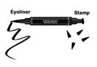 Waterproof Long Lasting Double-Ended Seal & Liquid Eyeliner - 7 Colors - 04# Pink - 3.5g