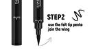 Waterproof Long Lasting Double-Ended Seal & Liquid Eyeliner - 7 Colors - 04# Pink - 3.5g