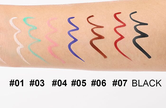 Waterproof Long Lasting Double-Ended Seal & Liquid Eyeliner - 7 Colors - 04# Pink - 3.5g
