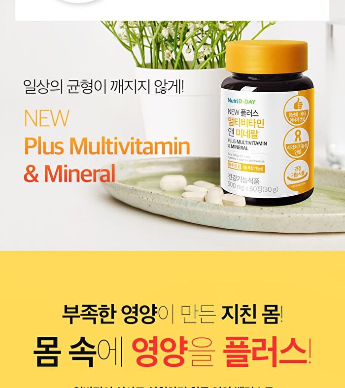 Plus Multivitamin & Mineral - 500mg x 60 tablets