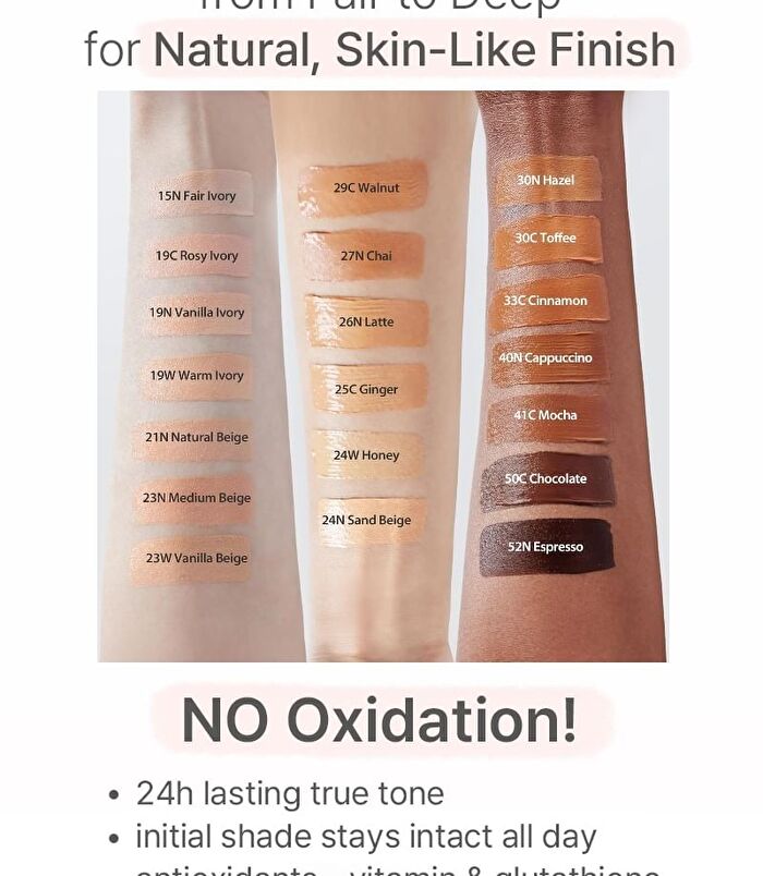 All-day Skin Fit Milky Glow Cushion - 20 Colors - #50C Chocolate